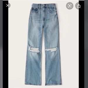 Abercrombie high waisted 90’s relaxed jean